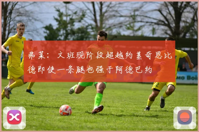 弗莱：文班现阶段超越约基奇恩比德即使一条腿也强于阿德巴约